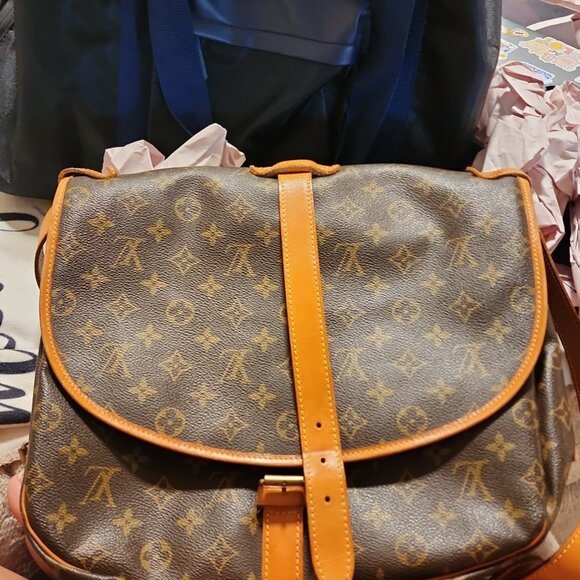 💼 Louis Vuitton Saumur 35 – Authentic Vintage 1995 - Picture 4 of 16